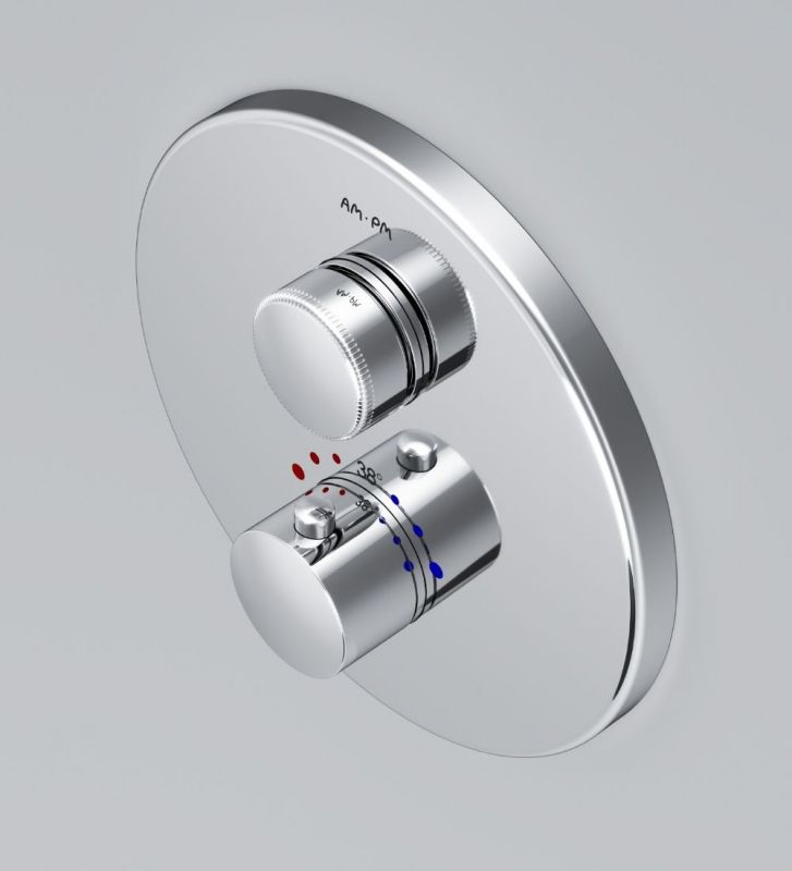 Смеситель для душа AM.PM Inspire 2.0 F50A75700 с термостатом Хром Смеситель для душа AM.PM Inspire 2.0 F50A75700 с термостатом Хром