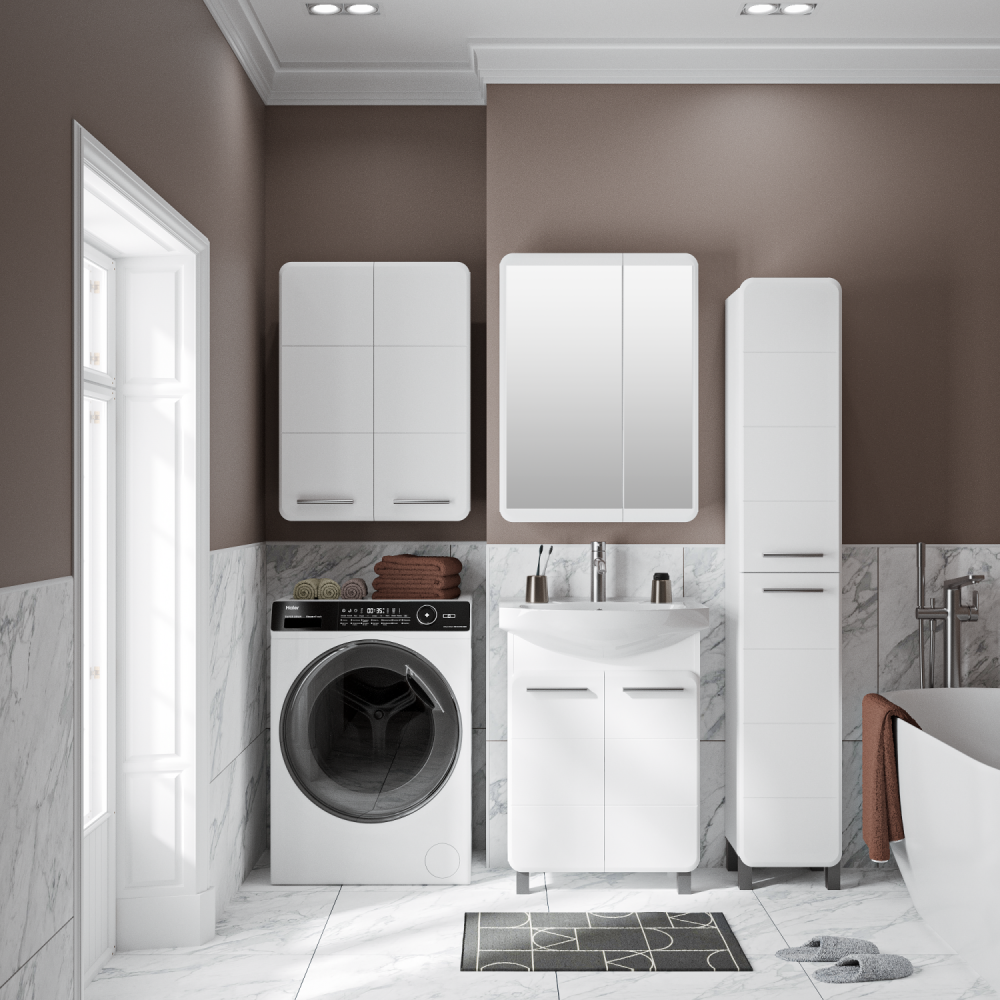 Зеркальный шкаф Runo Эрика 60  (00-00004153), артикул 00-00004153