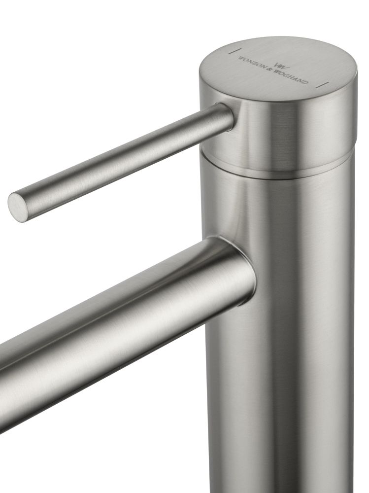 Смеситель для раковины WONZON & WOGHAND STICK, Брашированный никель (WW-88139017-BN)