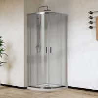 Душевые уголки Vincea Душевой уголок City VSQ-5CT800CL, 800*800, хром, стекло прозрачное ,