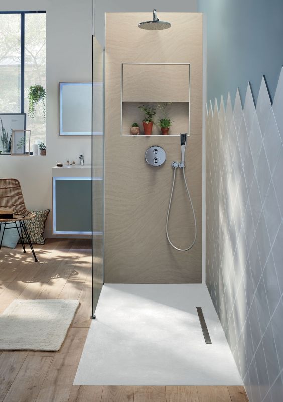 Смеситель для душа Jacob Delafon Modulo E98727-CP с термостатом Хром