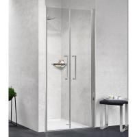 NOVELLINI YOUNG Дверь для душа 870-910х2000 мм., распашная, двухстворчатая, открывание внутрь и наружу, профиль хром, стекло прозрачное NOVELLINI YOUNG Дверь для душа 870-910х2000 мм., распашная, двухстворчатая, открывание внутрь и наружу, профиль хром, стекло прозрачное