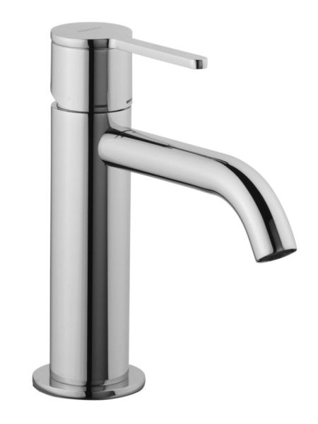 Emmevi Filobrass, однорычажный смеситель для раковины (излив 12 см), с донным клапаном click-clack, цвет бронза