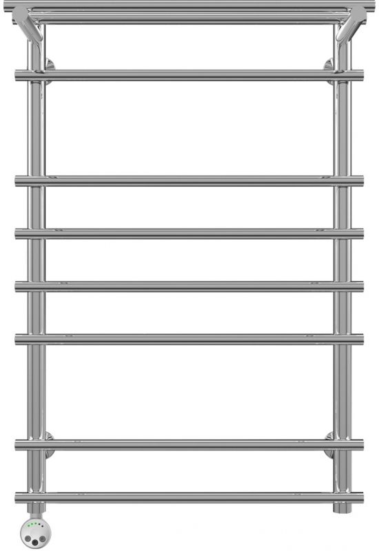 Электрический полотенцесушитель Terminus Ватра П8 500x796 4660059920542 с полкой Хром