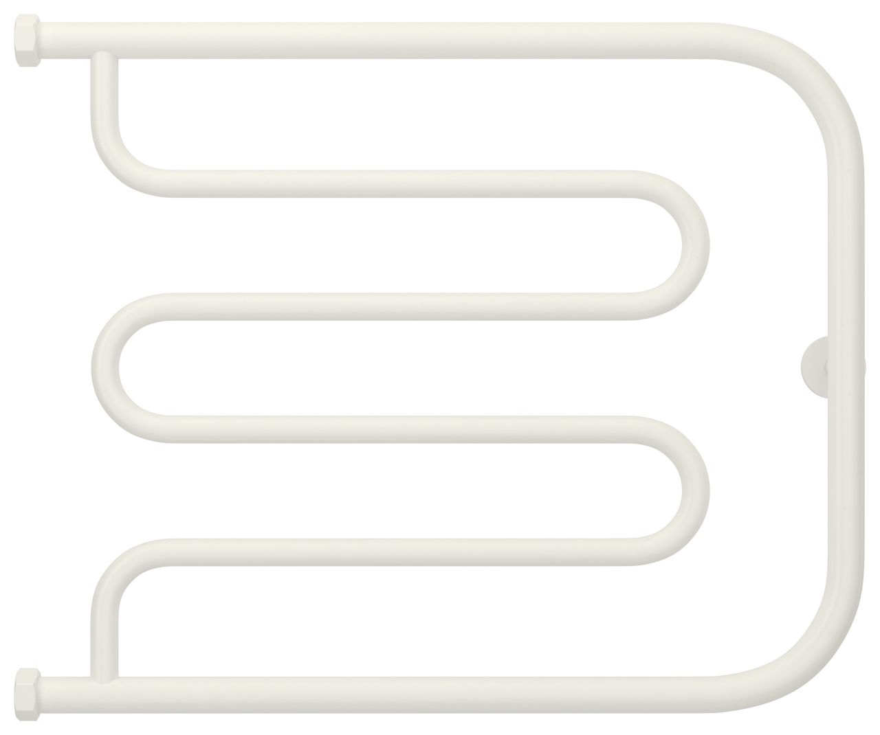 Полотенцесушитель водяной "Лира+" 500х650 Н. Г. 1" (Матовый Белый)