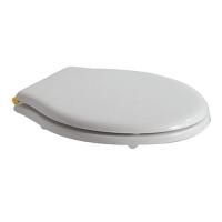 GLOBO Paestum Сиденье для унитаза PA001/PA002/PA003/PA004, полиэстр, цвет белый/золото, микролифт