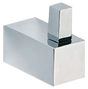 Крючок Beta квадратный для одежды 19x35x38мм, хром