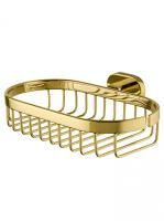 Мыльница с держателем WONZON & WOGHAND FIRST, Глянцевое золото (WW-8424-LG)