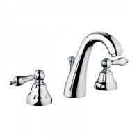 Bongio Capri Смеситель для раковины на 3 отверстия с высоким носиком, хром