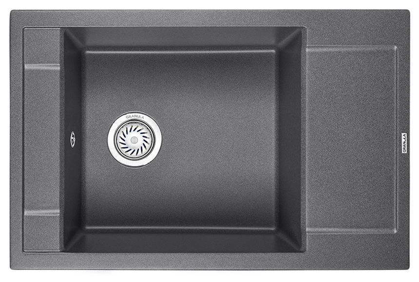 Кухонная мойка Granula 7806, ГРАФИТ, артикул 7806, ГРАФИТ