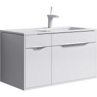 "Malaga" тумба под умывальник подвесная правая, цвет белый Mal.01.09/R, ТМ «AQWELLA»