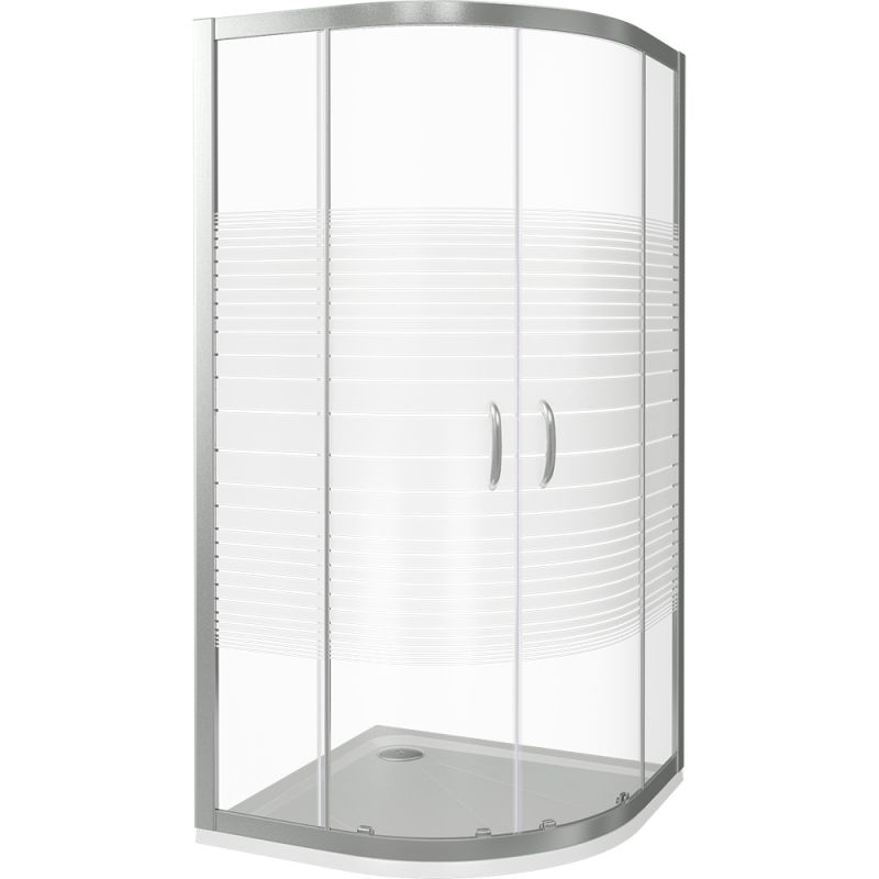 Душевой уголок Good Door Infinity R-90 90x90 профиль Хром стекло прозрачное