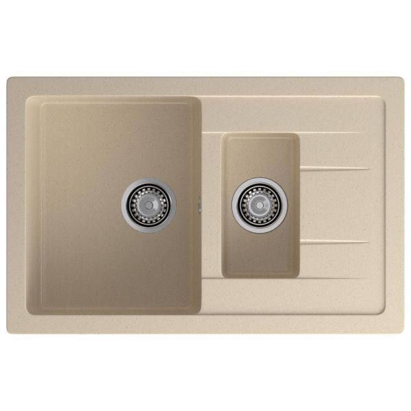 Кухонная мойка GranFest QUADRO 775KL, кашемир