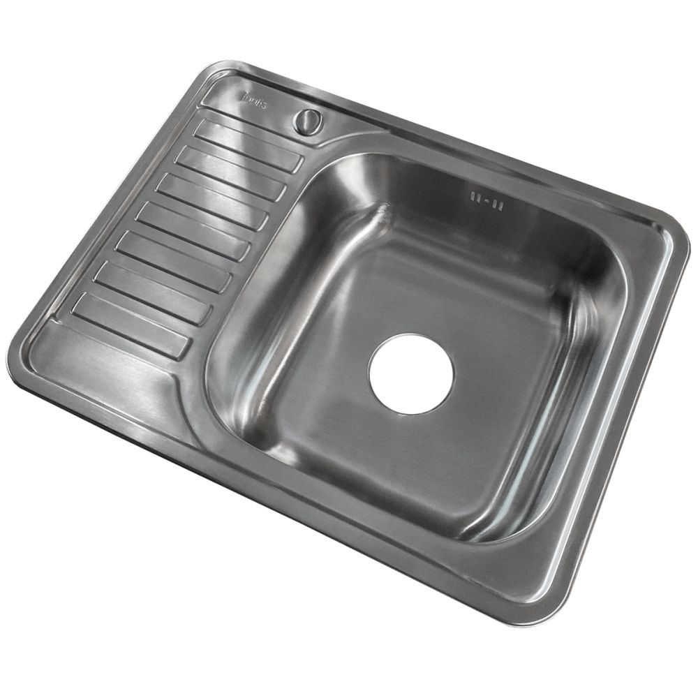 Мойка IDDIS Basic нержавеющая сталь сатин чаша справа 650*500 (BAS65SRi77), артикул BAS65SRi77