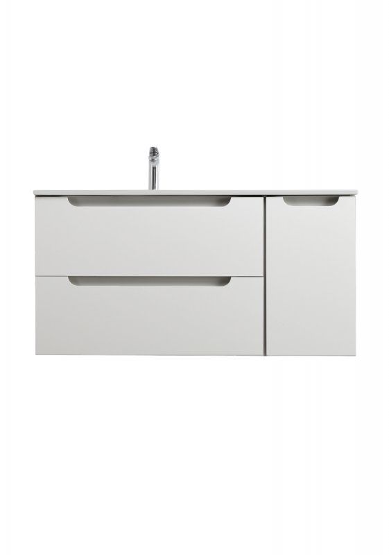 ETNA База под раковину подвес. с двумя выкат. ящ. и одной распаш. дверцей, левосторонн., Еловый Мат., 1200x455x500, ETNA-1200-2C-1A-SO-VO-L, артикул ETNA-1200-2C-1A-SO-VO-L