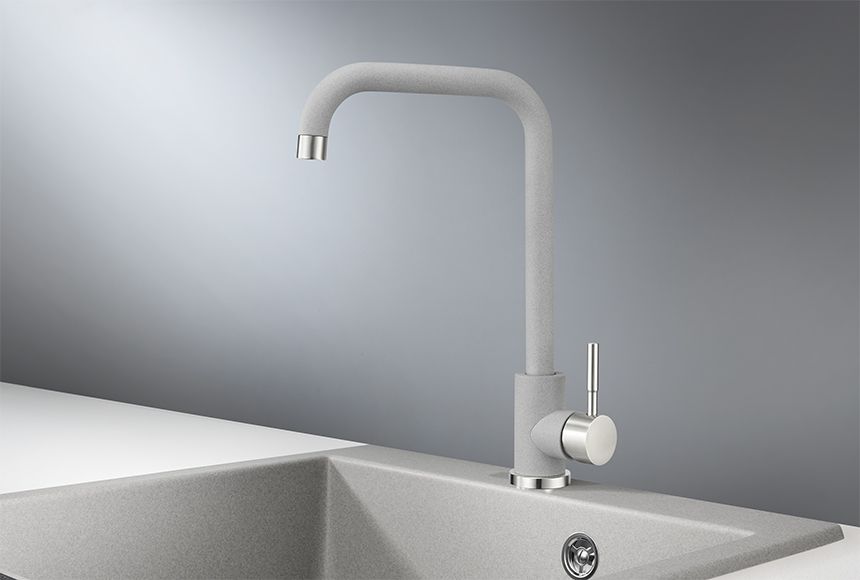 Смеситель для кухни GRANULA (ST-4033, БАЗАЛЬТ), артикул ST-4033, БАЗАЛЬТ