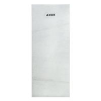 AX MyEdition Панель для смесителя на излив 200мм, мрамор белый