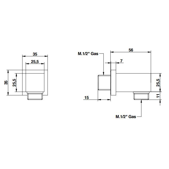 Bongio Выпуск подключение, цвет золото