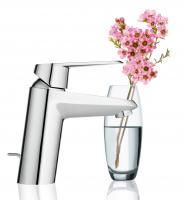 Смеситель для раковины GROHE Eurodisc Cosmopolitan с донным клапаном и ограничением расхода воды, хром (3319020E) Смеситель для раковины GROHE Eurodisc Cosmopolitan с донным клапаном и ограничением расхода воды, хром (3319020E)