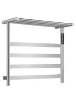 Полотенцесушитель электрический с полкой WONZON & WOGHAND, Брашированный никель (WW-A402-BR)