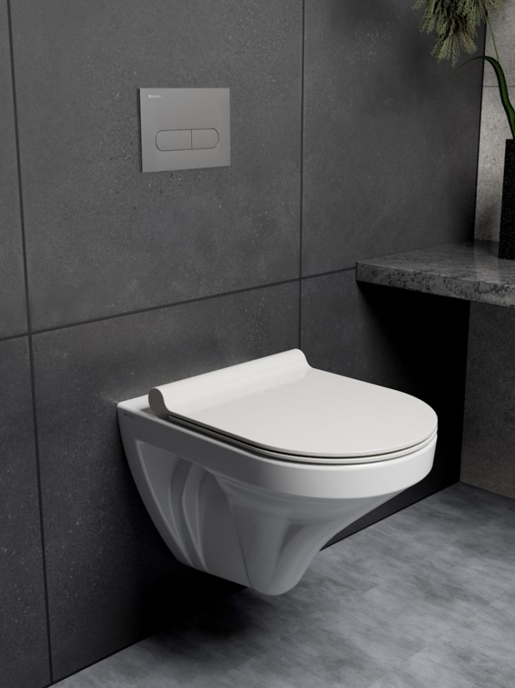 Клавиша смыва Knotlor BIS101GM, вороненая сталь