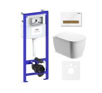 Комплект 6 в 1 Lavinia Boho Bell Pro Rimless 75110006, премиум с пластиковой клавишей