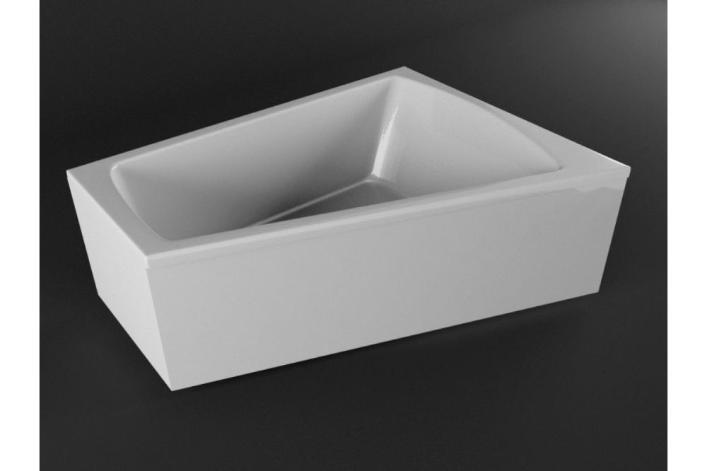Ванна акриловая правосторонняя Vayer Trinity Гл000008157, 160x120, артикул Гл000008157