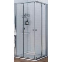 Душевой уголок Акватон Ritsa 90x90 профиль Полированный хром сатин стекло прозрачное