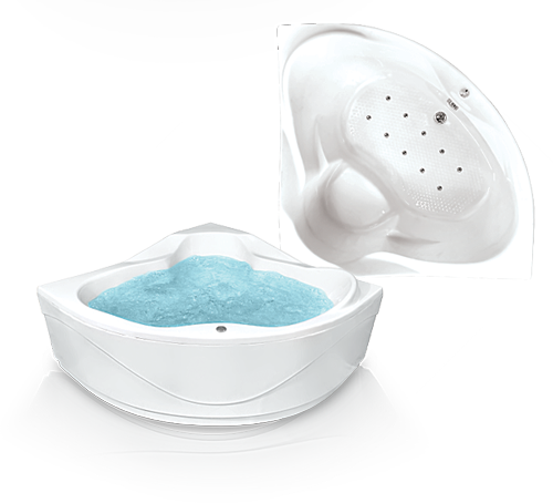 Акриловая ванна Bach Скат 143x143 система 0