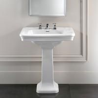 Devon Etoile Раковина (70х53см) с 3 отверстием под смеситель, цвет: белый