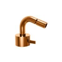 Fantini AF/21 Смеситель для биде, 1 отв., без донного клапана, излив 130мм, цвет: Matt Copper PVD