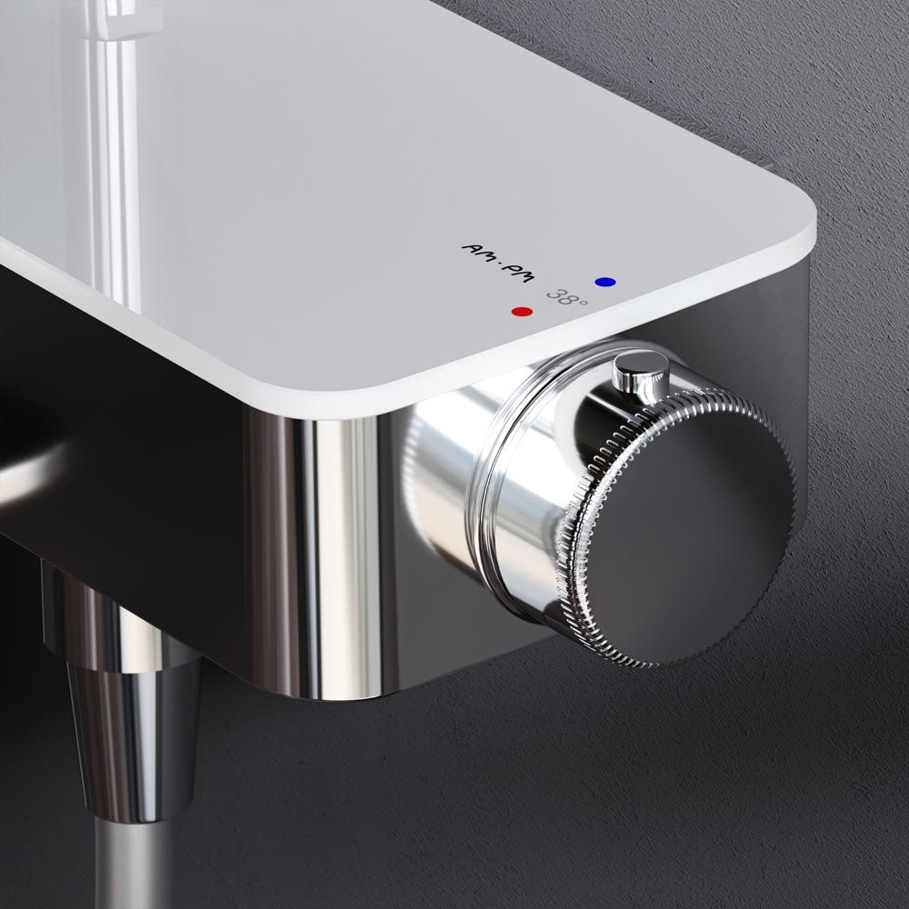 F0750A500 Inspire V2.0, душевая система, набор: см-ль д/ванны/душа с термостатом, верхний душ d 250 F0750A500 Inspire V2.0, душевая система, набор: см-ль д/ванны/душа с термостатом, верхний душ d 250
