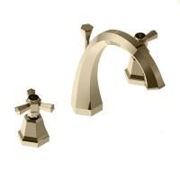 Stella Eccelsa Смеситель для раковины на 3 отверстия 3225, с донным клапаном, цвет: nickel PVD