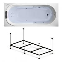 Гидромассажный комплект 4 в 1 Lavinia Boho Bristol 36030H00, 170x75 см, каркас с монтажным набором, подголовник, гидромассаж