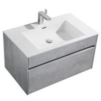 Тумба под раковину Vincea Chiara VMC-1C800CT подвесная Cement