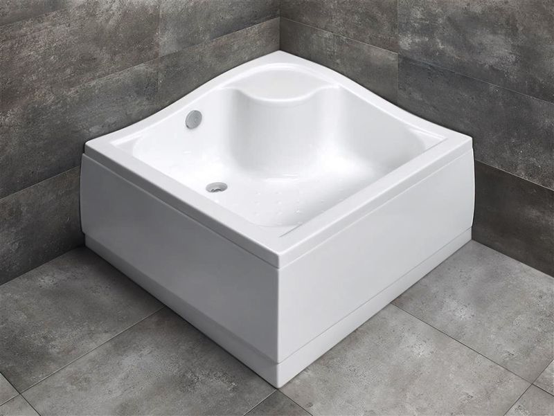 Акриловый поддон для душа Radaway Korfu C 80x80x48 белый