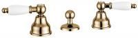 Группа Deco Ceramic с донным клапаном для биде на 3 отверстия, цвет бронза Группа Deco Ceramic с донным клапаном для биде на 3 отверстия, цвет бронза