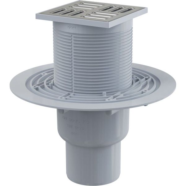 Душевой трап Alcaplast APV2321 с решеткой Хром