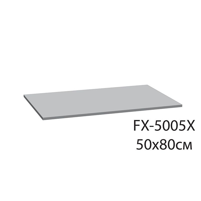 Коврик для ванной комнаты FIXSEN VISA FX-5005X, серо-голубой, артикул FX-5005X