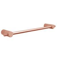 BERTOCCI Easy Полотенцедержатель с бумагодержателем 49 см, отделка "медовые соты",левая версия,цвет розовое золото Снято с пр-ва