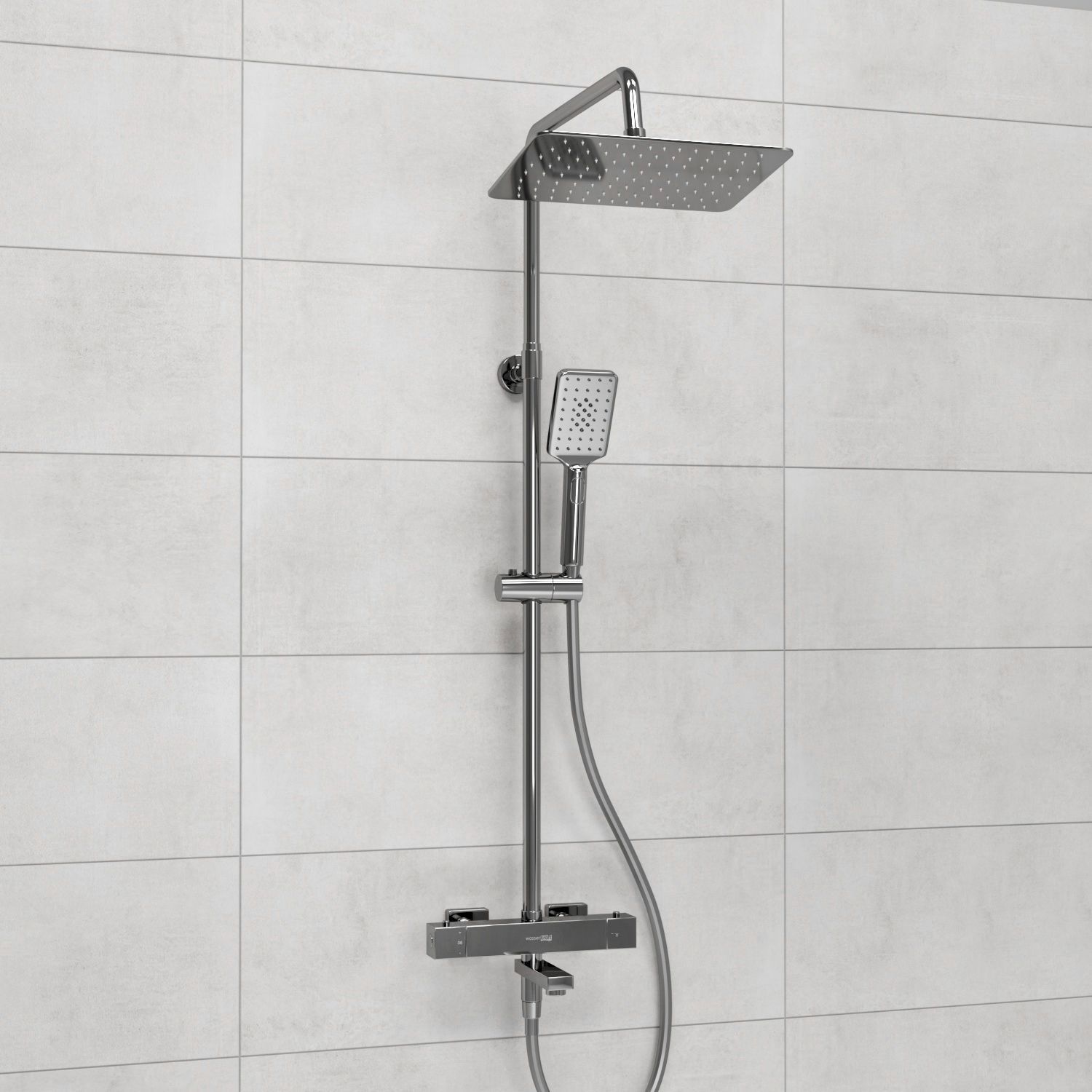 A199.069.126.087.CH Thermo Душевой комплект с термостатическим смесителем