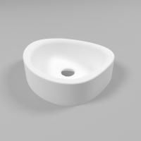 Умывальник WHITECROSS Moonstone A 40x35 (белый мат) иск. камень