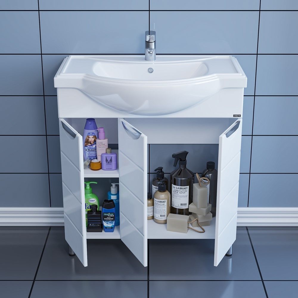 Тумба под раковину СаНта Родос  80 N"  (ум. Классик 80)напольная