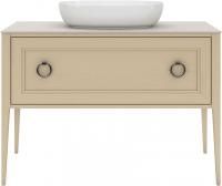 Тумба PLAZA Classic напольная с ящиками 120, капучино матовая