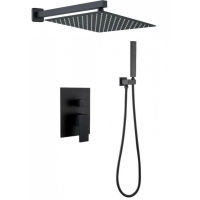 Душевой комплект BERGES VENTAS 2S BLACK, черный матовый