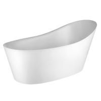 Gessi Cono Ванна отдельностоящая из материала Cristalplant, со сливом, цвет белый матовый Gessi Cono Ванна отдельностоящая из материала Cristalplant, со сливом, цвет белый матовый