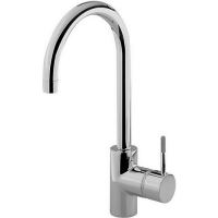 CISAL Смеситель однорычажный на 1 отверстие для кухни,с поворотным изливом 172 мм, цвет хром