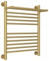 Полотенцесушитель водяной "БОГЕМА 1П +" 600х500 (Матовое ЗОЛОТО)