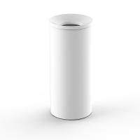Ведро, Decor Walther, DW, тип установки-напольный, с внутренним ведром для торгового центра, цвет-белый матовый