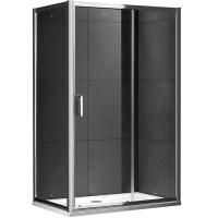 Душевой уголок Gemy S30191D-A100 110х100 профиль Хром стекло прозрачное Душевой уголок Gemy S30191D-A100 110х100 профиль Хром стекло прозрачное